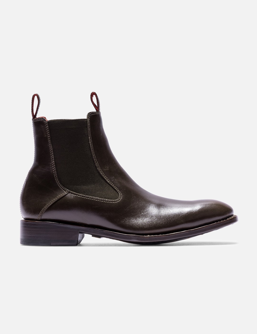 MCS Leather Boots - Brown leather, minor scuffs, excellent condition. | HBX