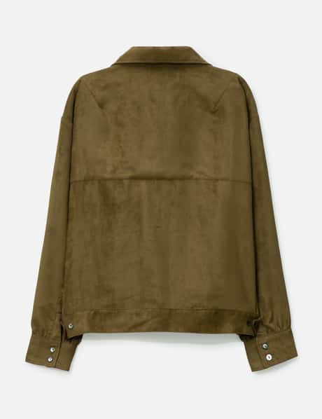 ANCELLM - VEGAN SUEDE SHIRT JACKET | HBX - ハイプビースト 