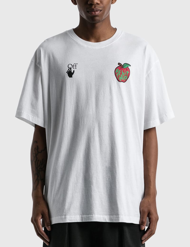 off white apple t shirt