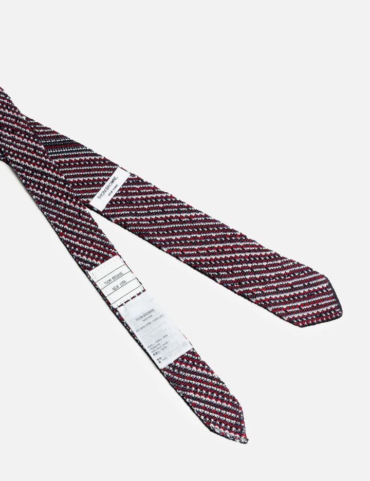 Plaid Check Jacquard Silk Knit Tie Placeholder Image