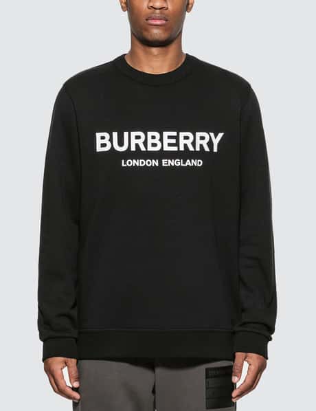 Burberry Logo Print Cotton Sweatshirt HBX