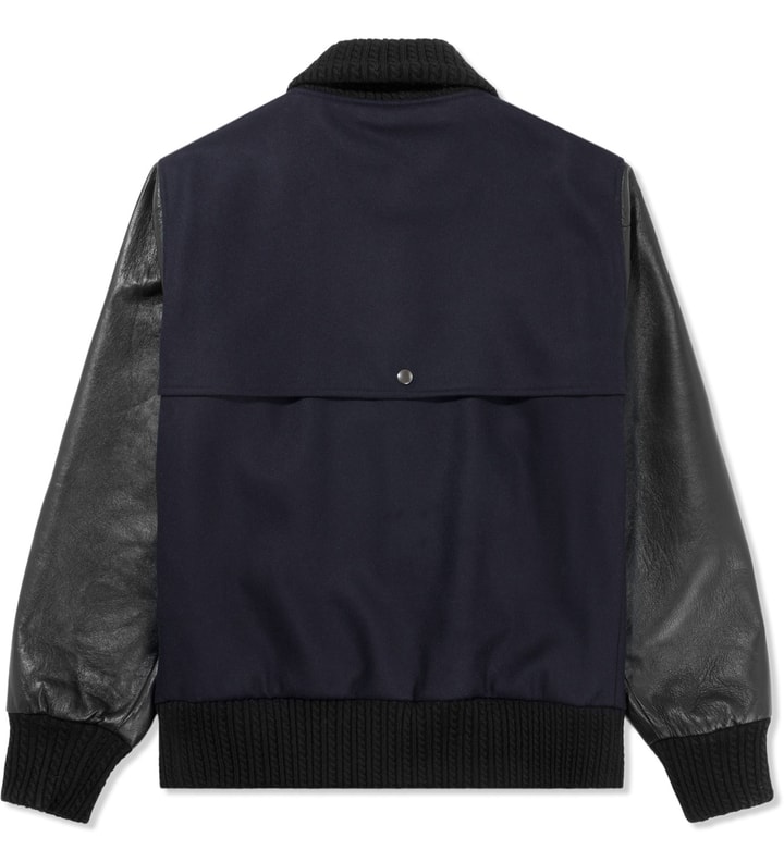 Navy/Black Dan Varsity Jacket Placeholder Image