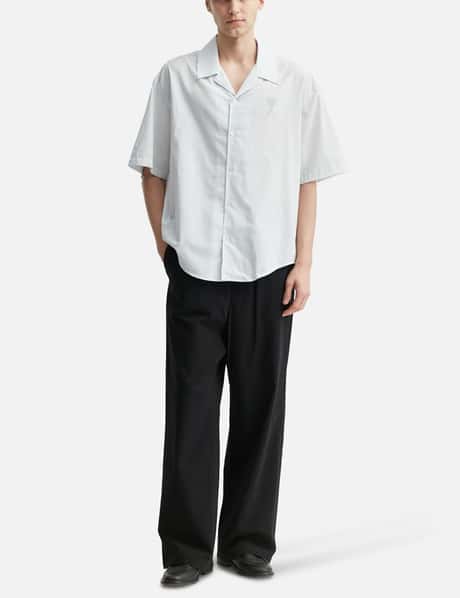 COTTON CAMP COLLAR SHORT SLEEVE SHIRT view 14
