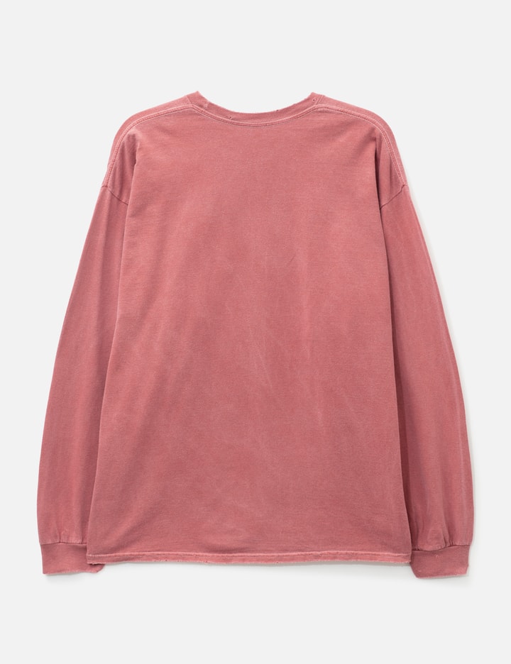 ANCELLM Embroidery Dyed LS T-Shirt