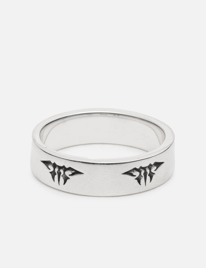 MIDNIGHTFACTORY Monogram Band Ring