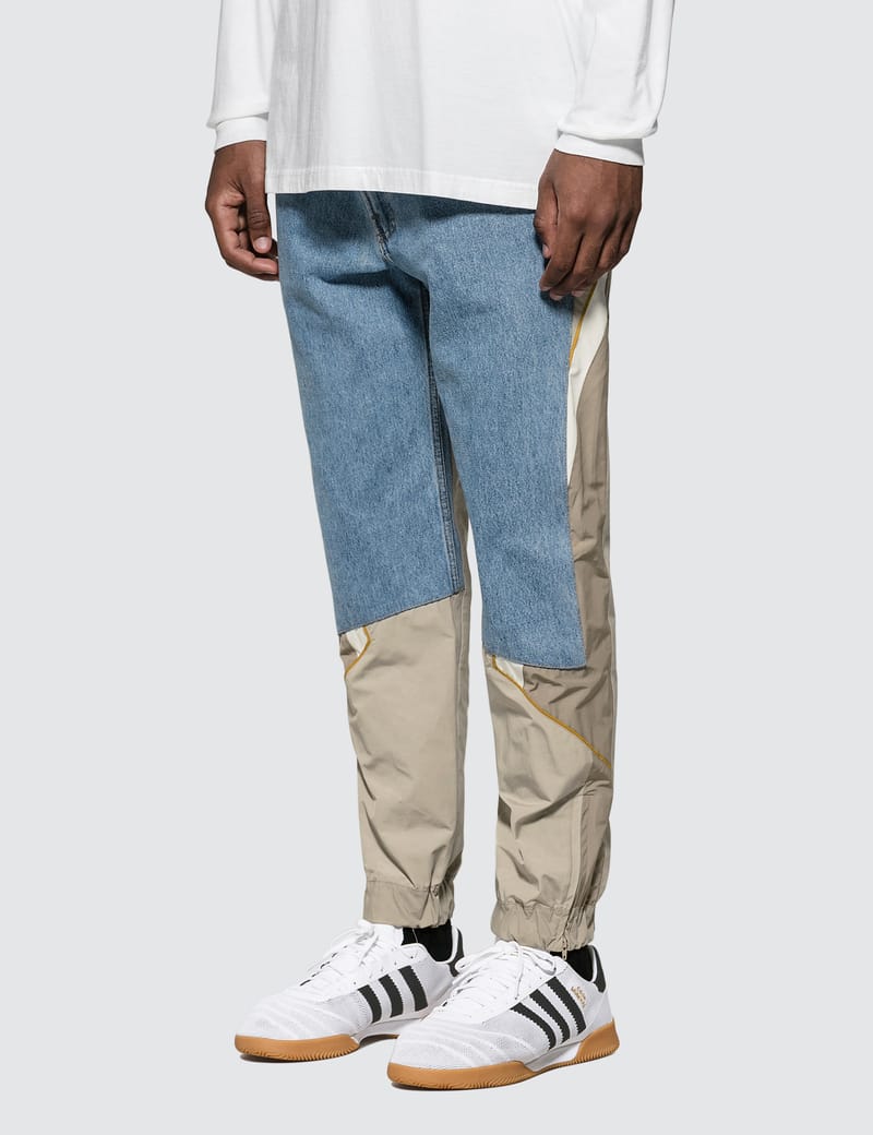 Martine Rose - Hybrid Denim Nylon Track Pants | HBX - Globally Curated  Fashion and Lifestyle by Hypebeast