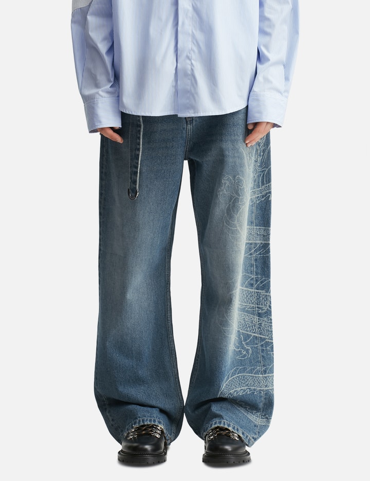 3.PARADIS x Bruce Lee: Laser Print Jeans Placeholder Image