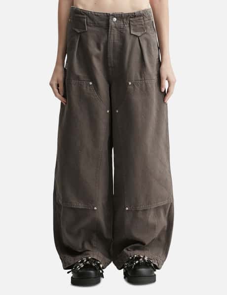 겐조 'KENZO Weave' Double Knee Pants