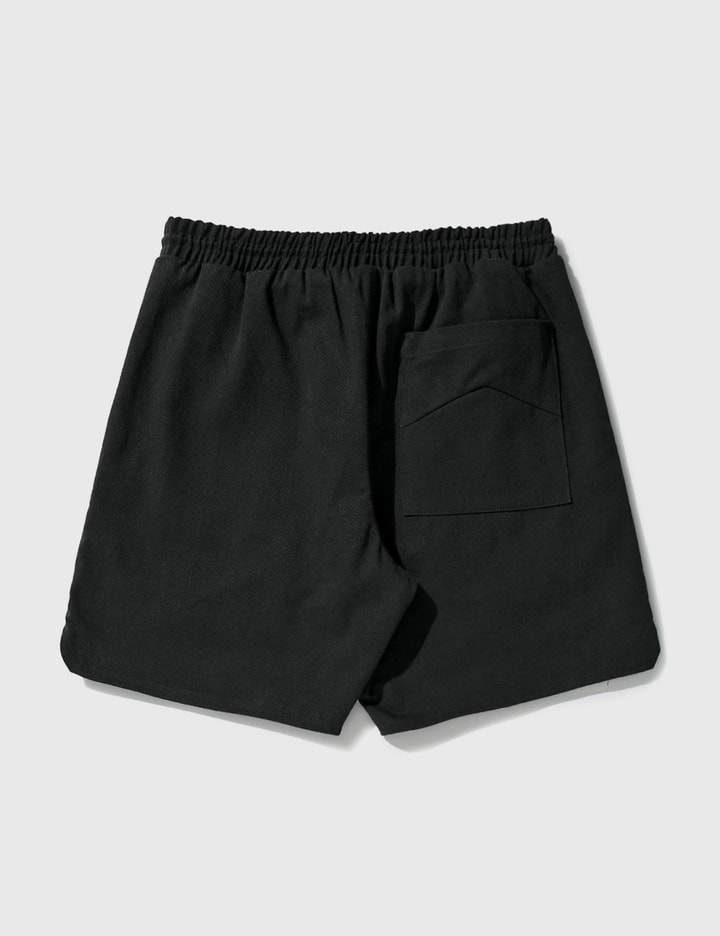 EMBROIDERED TWILL LOGO SHORTS Placeholder Image