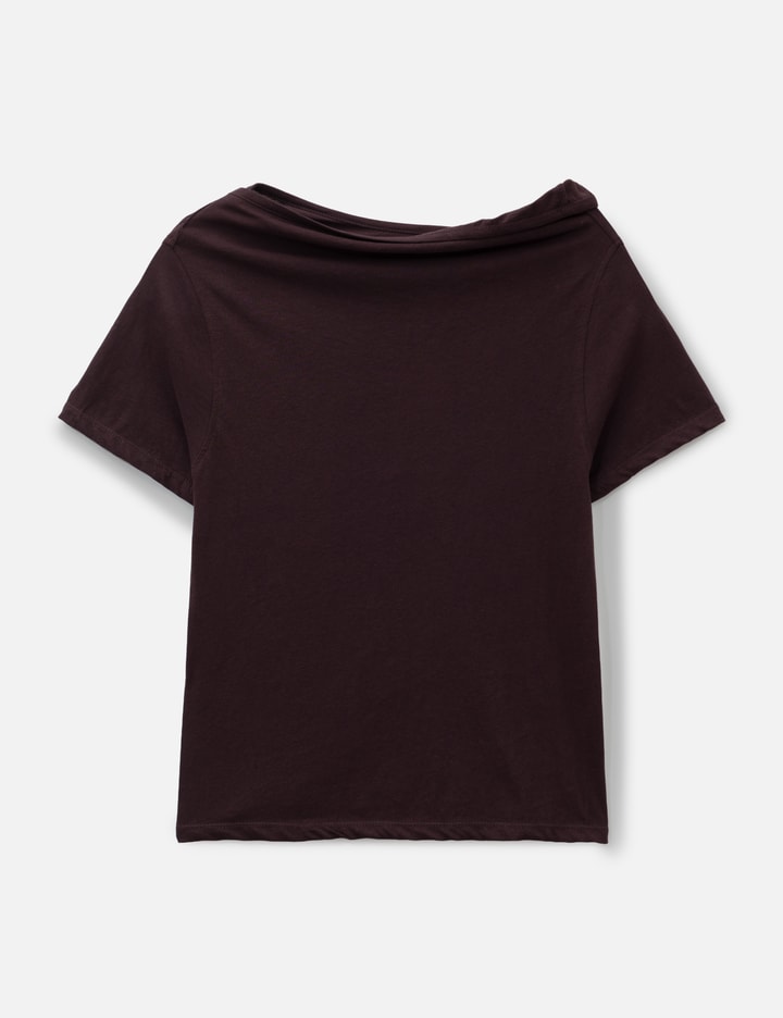 anggae Draped Neck T-Shirt