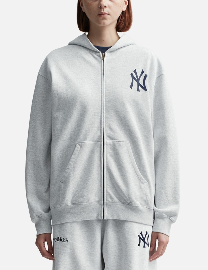 Yankees Serif Zip Hoodie Placeholder Image