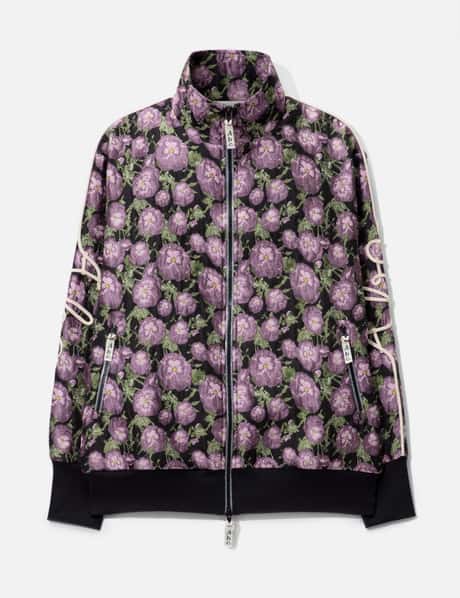 Advisory Board Crystals Abc. Floral Jacquard Soutache Track Jacket