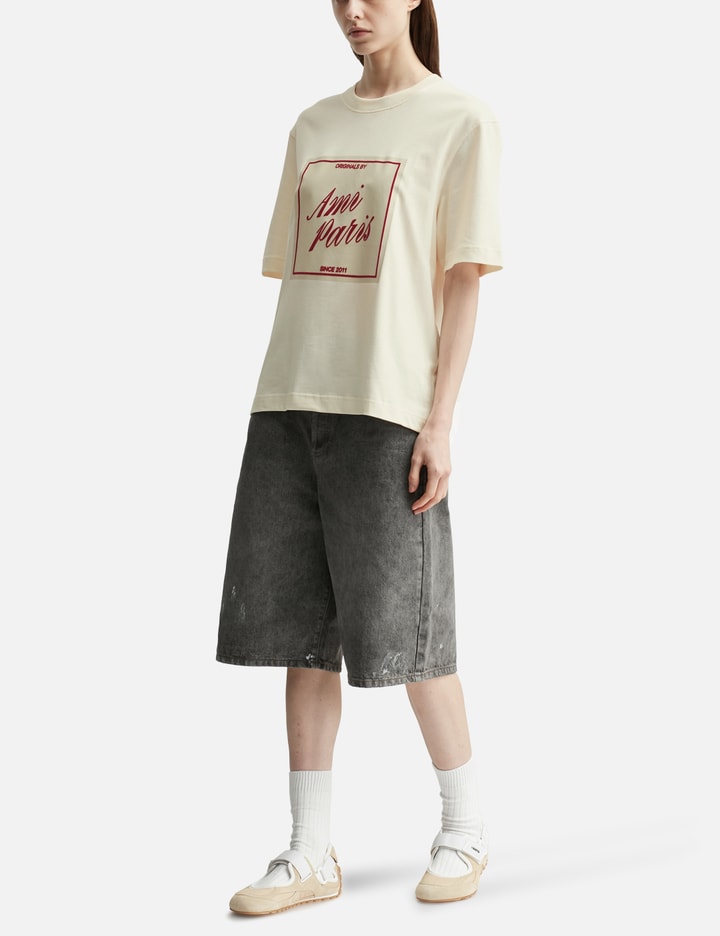 아미 Ami Paris Heritage Print T-Shirt