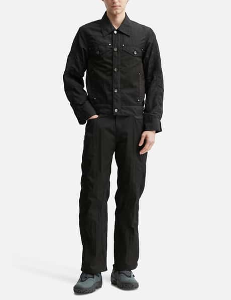 3 Mix Fabric Pants view 14