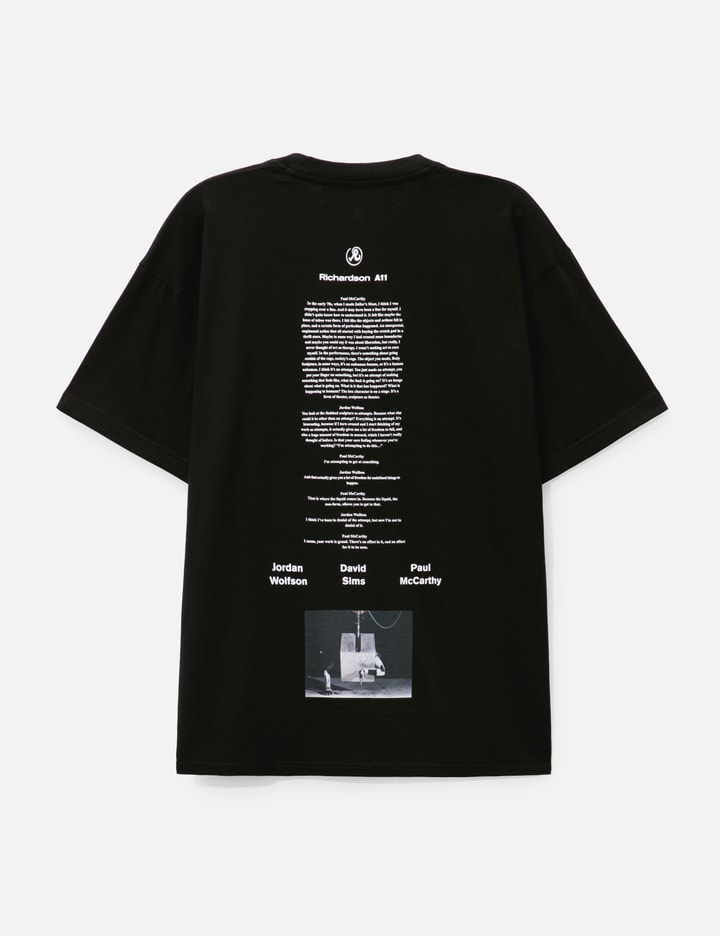 Shop Richardson X Jordan Wolfson X David Sims X Paul Mccarthy Black T-shirt