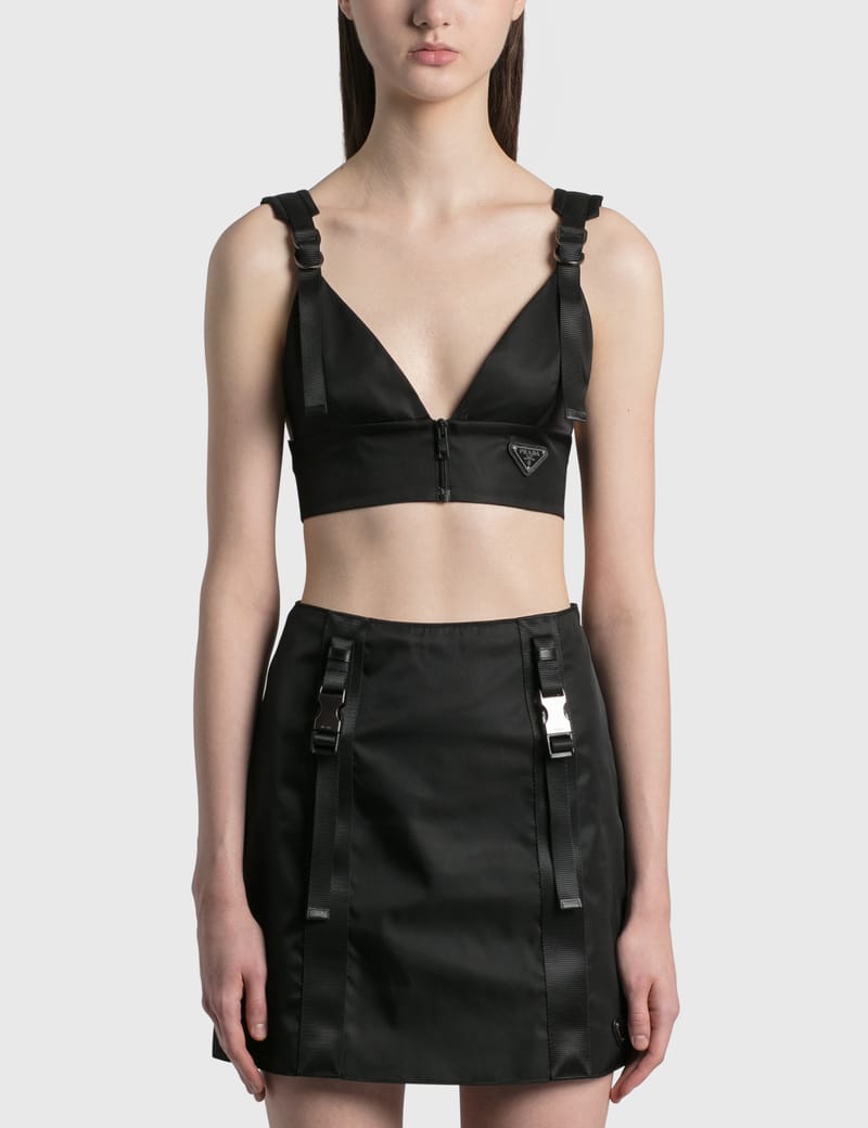 prada gabardine top