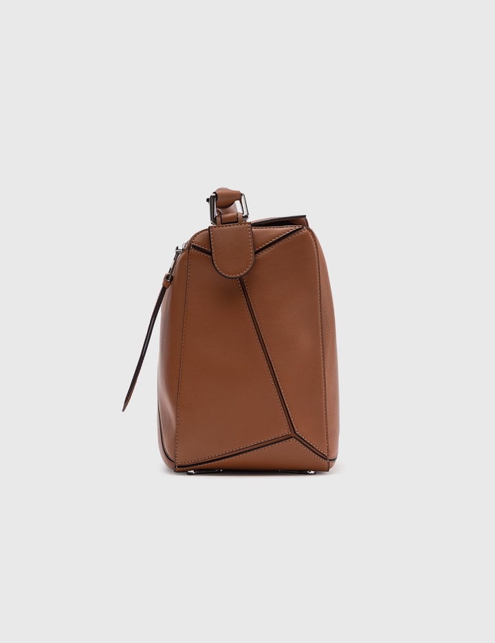 Loewe Puzzle Large Grained-leather Shoulder Bag in Brown for Men