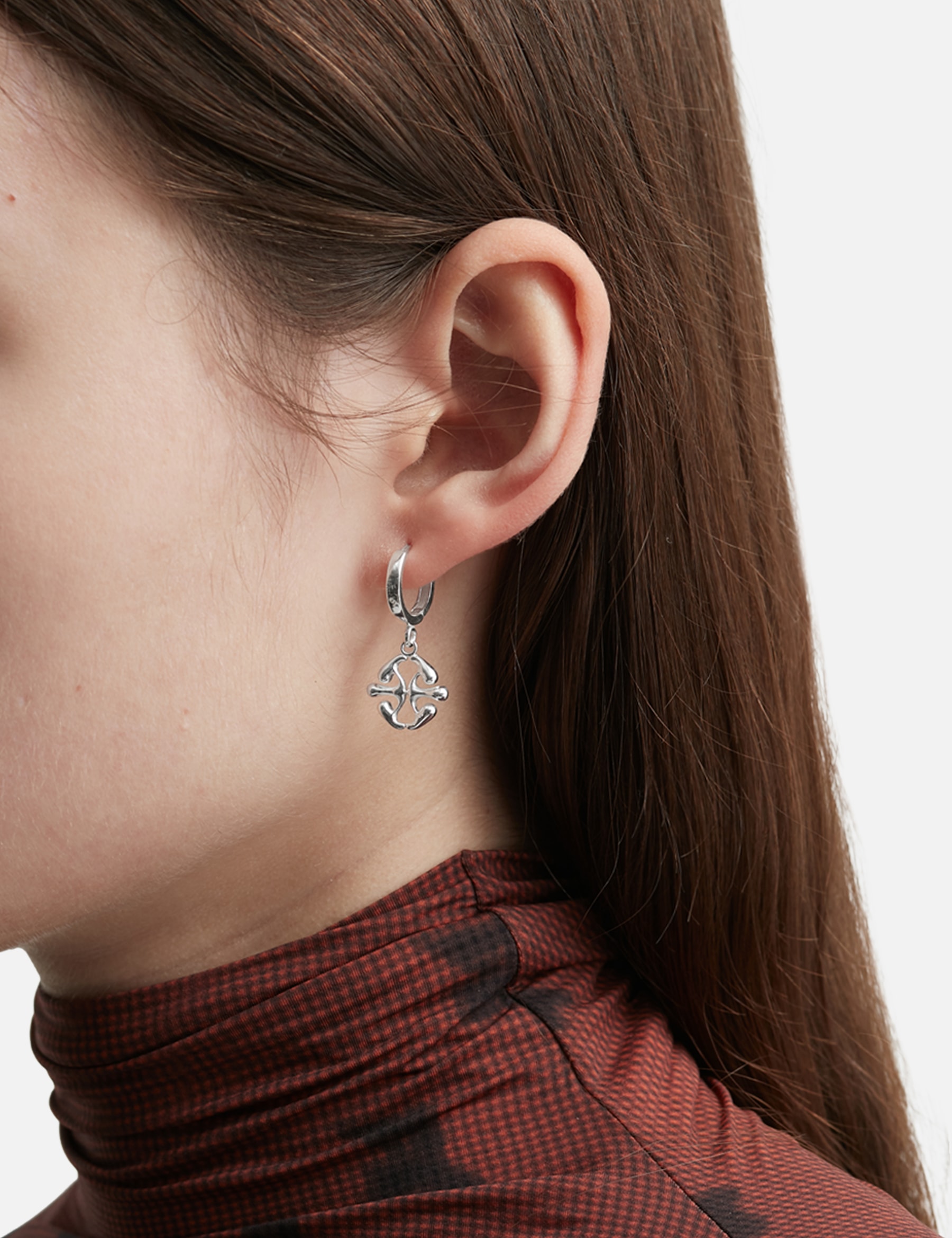 Logo Hoop Earrings view 12