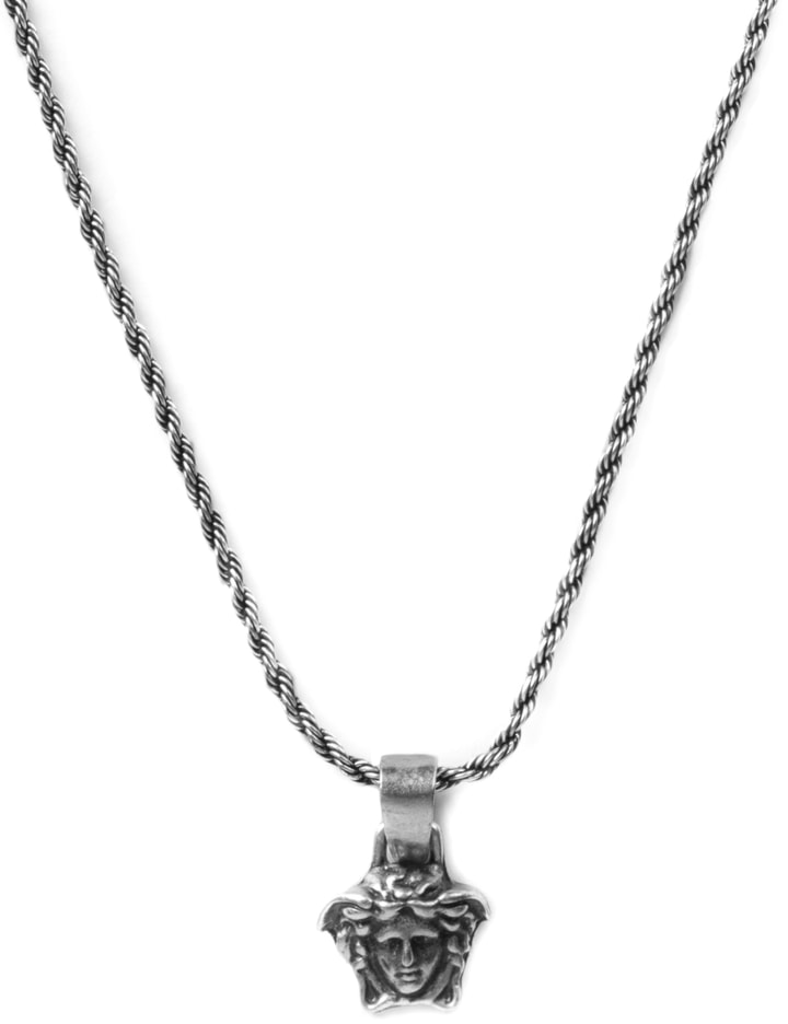 Silver Antique  Micro Medusa Necklace Placeholder Image