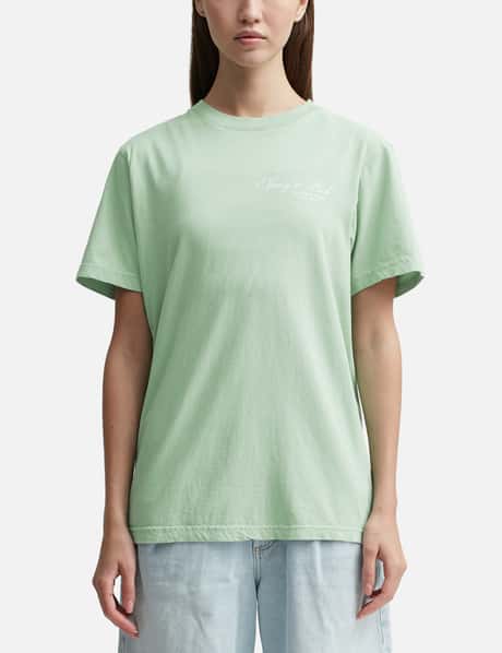 GANNI (US) Basic Cotton Jersey T-shirt, Smiley Flower, Bright White ( 95.00  USD ), Shop your new Basic Cotton…