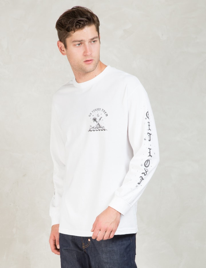 White L/S Get Lost T-Shirt Placeholder Image