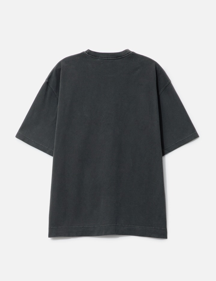 Acne Studios Black Relaxed Fit Logo T-shirt