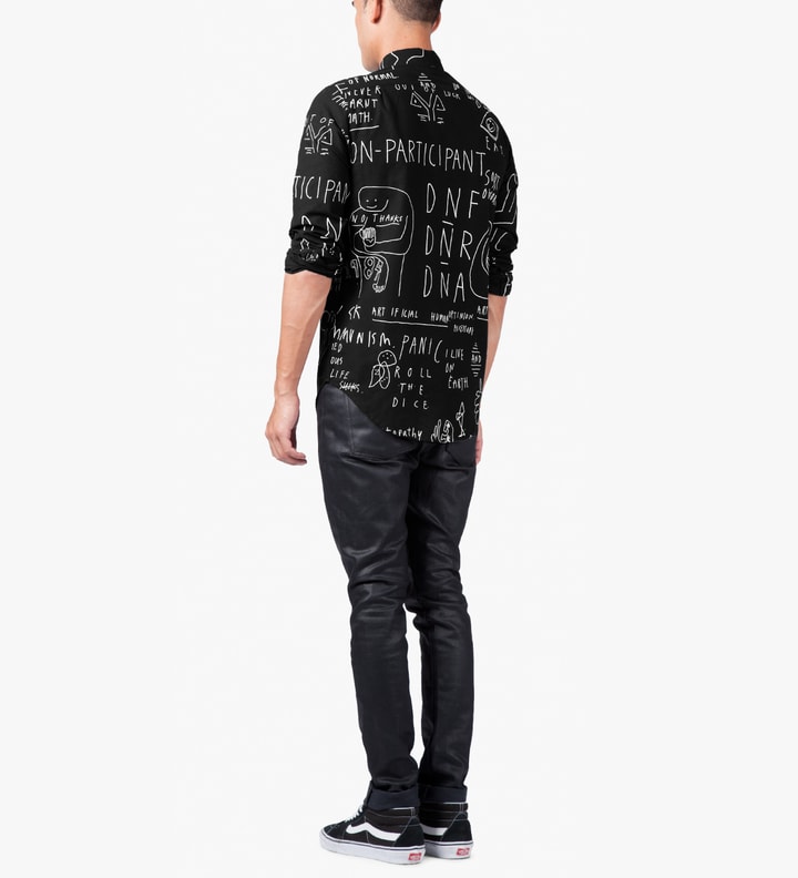 LAZY OAF Black Chalk Board L/S Shirt