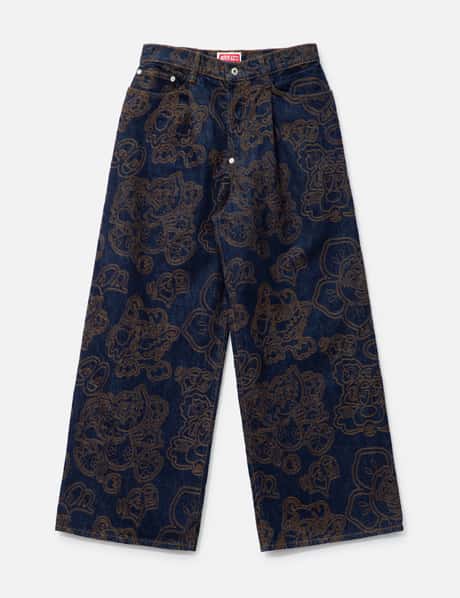 Kenzo 'KENZO VERDY MARKET' Baggy Fit Jeans