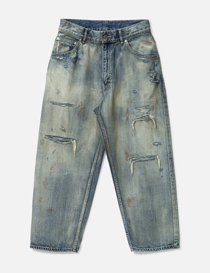 REMAKE SELVEDGE TAPERED 5P DENIM PANTS Placeholder Image