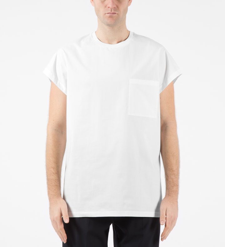 3.1 Phillip Lim White Cut Off Tank