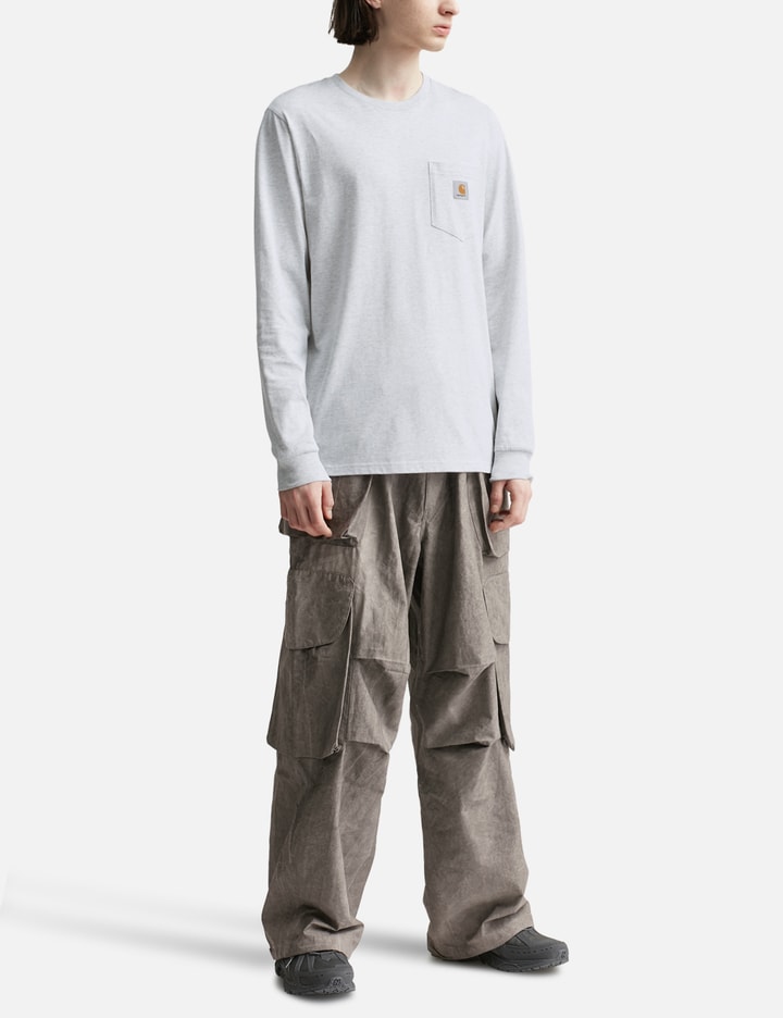 LOOSE FIT HEAVYWEIGHT LONG-SLEEVE POCKET T-SHIRT Placeholder Image