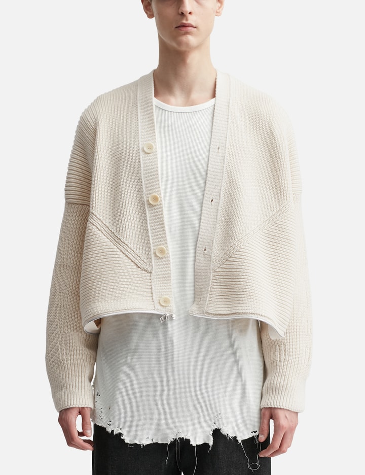 Beautiful People Double-End Fluffed Cotton Cardigan