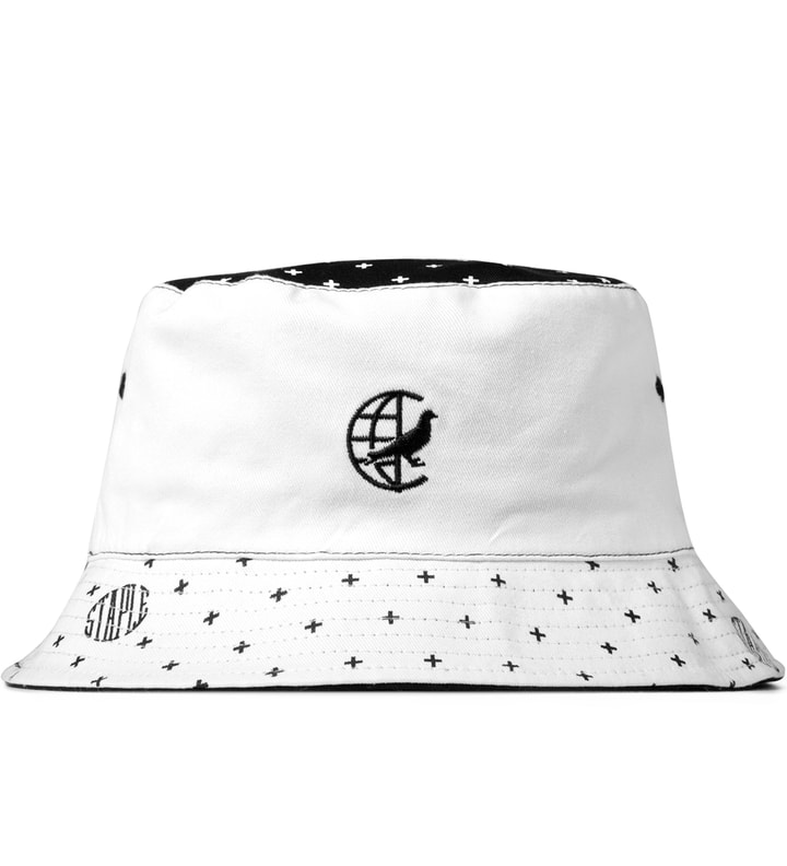 White Paisley Bucket Hat Placeholder Image