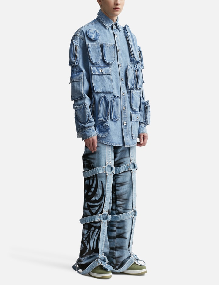 Shop Who Decides War Tech Coat In Blue