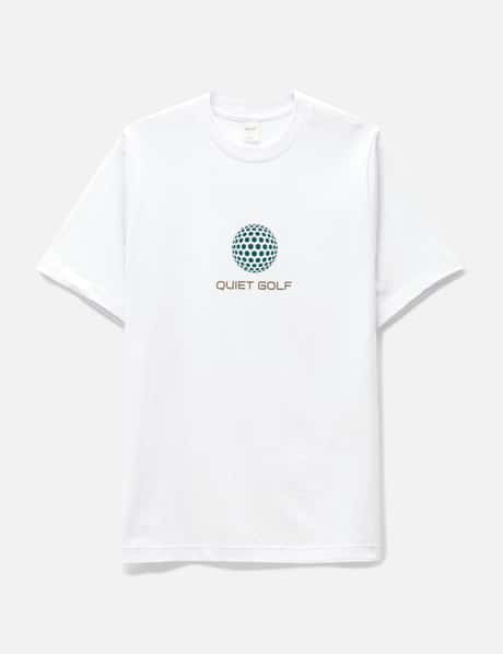 QUIET GOLF 딤플 티셔츠