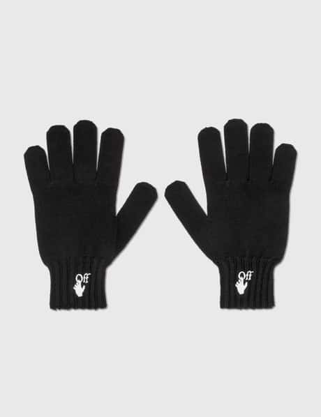 Off-White Hand Off Wool Gloves