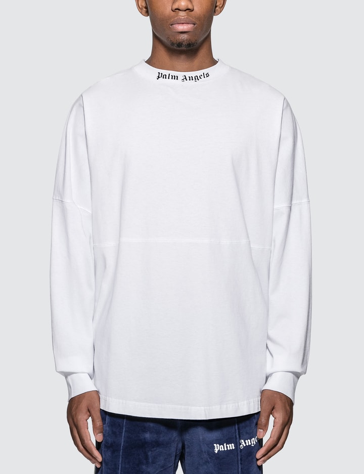 Logo Over Long Sleeve T-shirt Placeholder Image