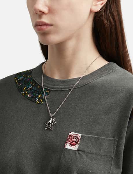 Small Cutout Star Squared Pendant view 8