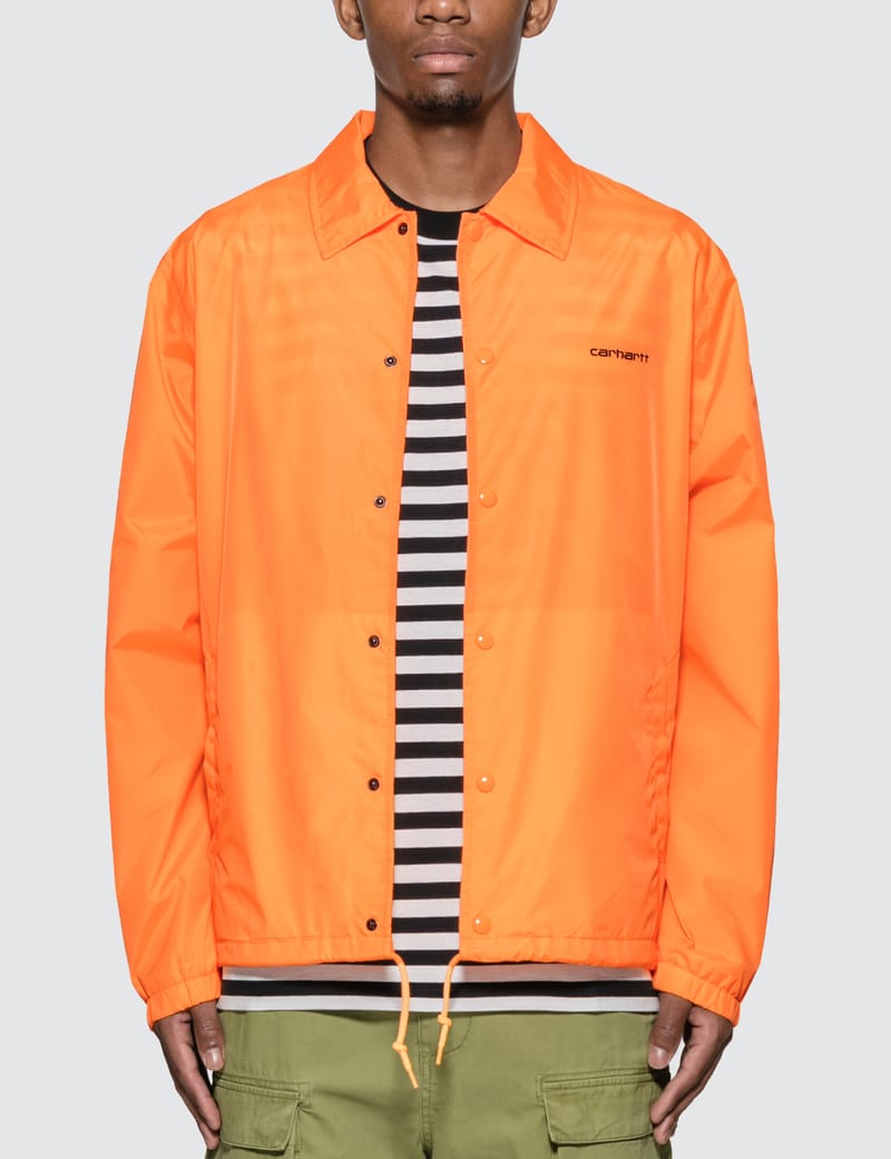 carhartt script coach jacket