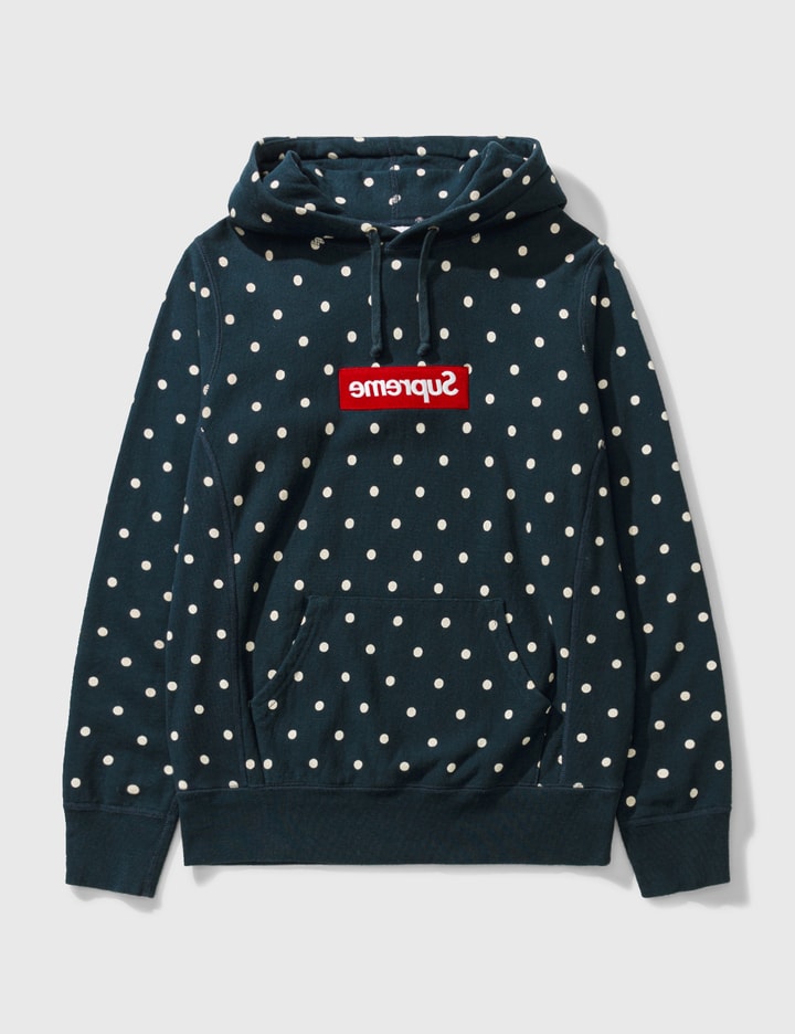 Supreme - Supreme X Comme Des Garçons Shirt Box Logo Polka Dot Hoodie | Hbx  - Globally Curated Fashion And Lifestyle By Hypebeast