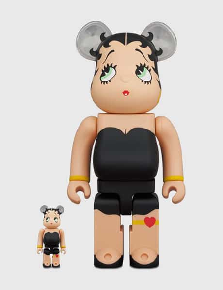 Medicom Toy - Be@rbrick Betty Boop Black Ver. 100% & 400% セット | HBX