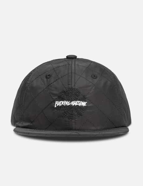 Fucking Awesome Quilted Spiral 6-Panel Strap Back Cap