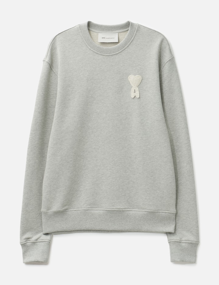 Ami Cotton Knitted Ami De Coeur Sweatshirt