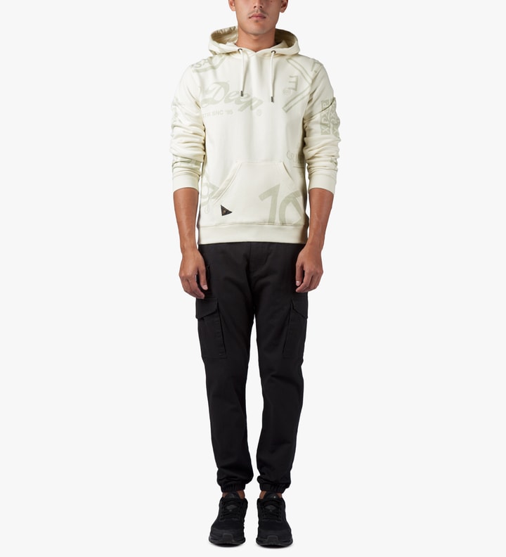 10.Deep Off White Full Clip Hoodie
