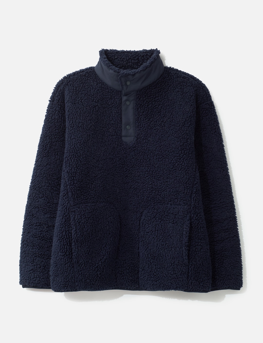 White Mountaineering Fleece Oversized Longsleeve Pullover view 4