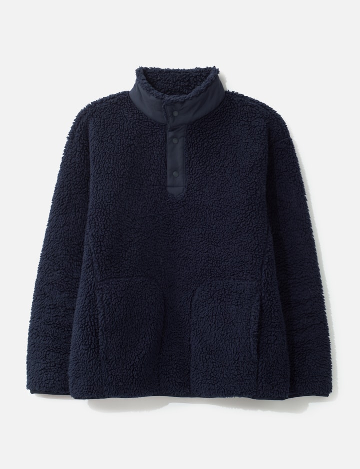 UNIQLO White Mountaineering Fleece Oversized Longsleeve Pullover