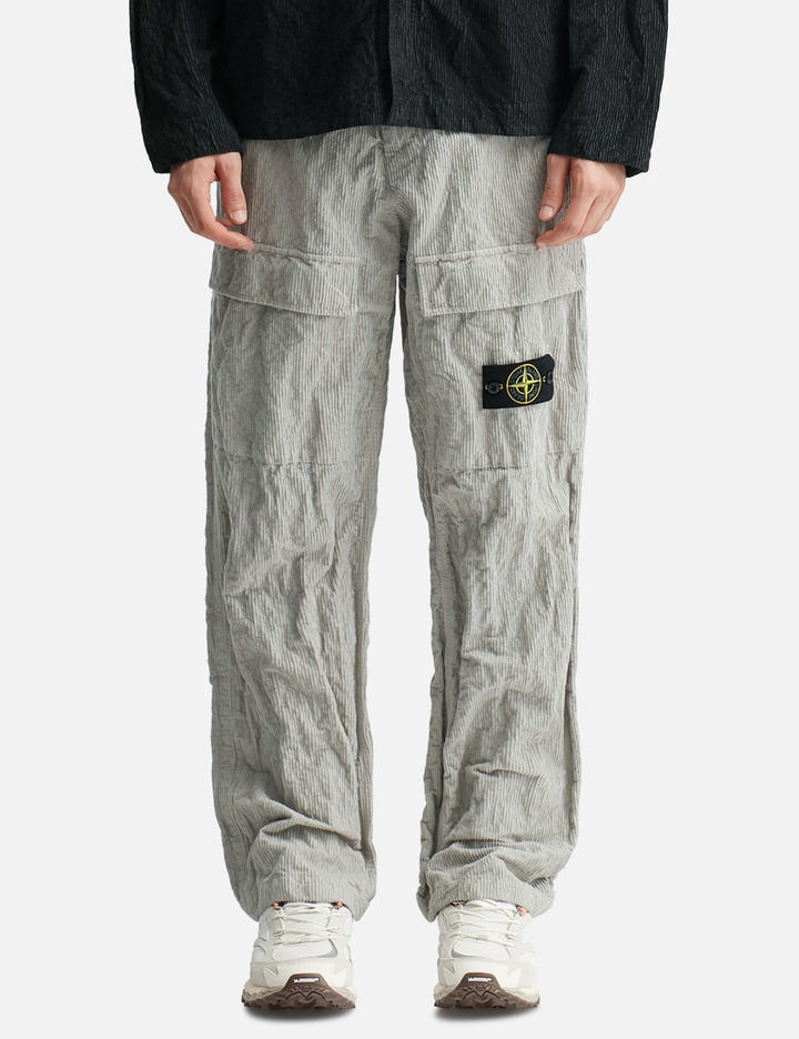 Wrinkled Corduroy 500-TC Cargo Trousers Placeholder Image