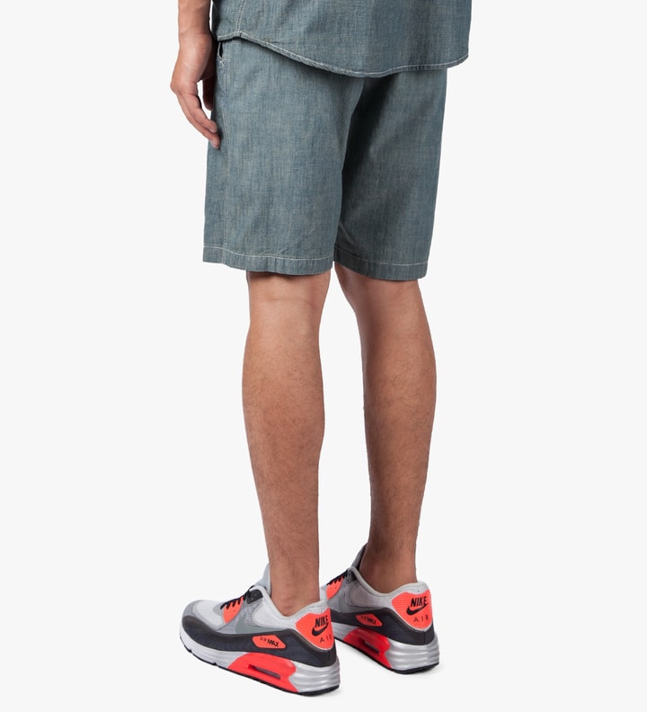 Prison Blues Denim Shorts Placeholder Image
