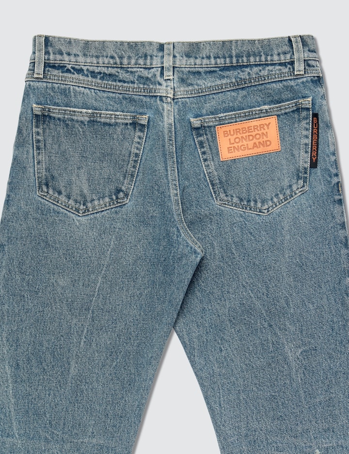 Burberry - Straight Fit Distressed Denim Jeans | HBX - Globally Curated  Fashion and Lifestyle by Hypebeast