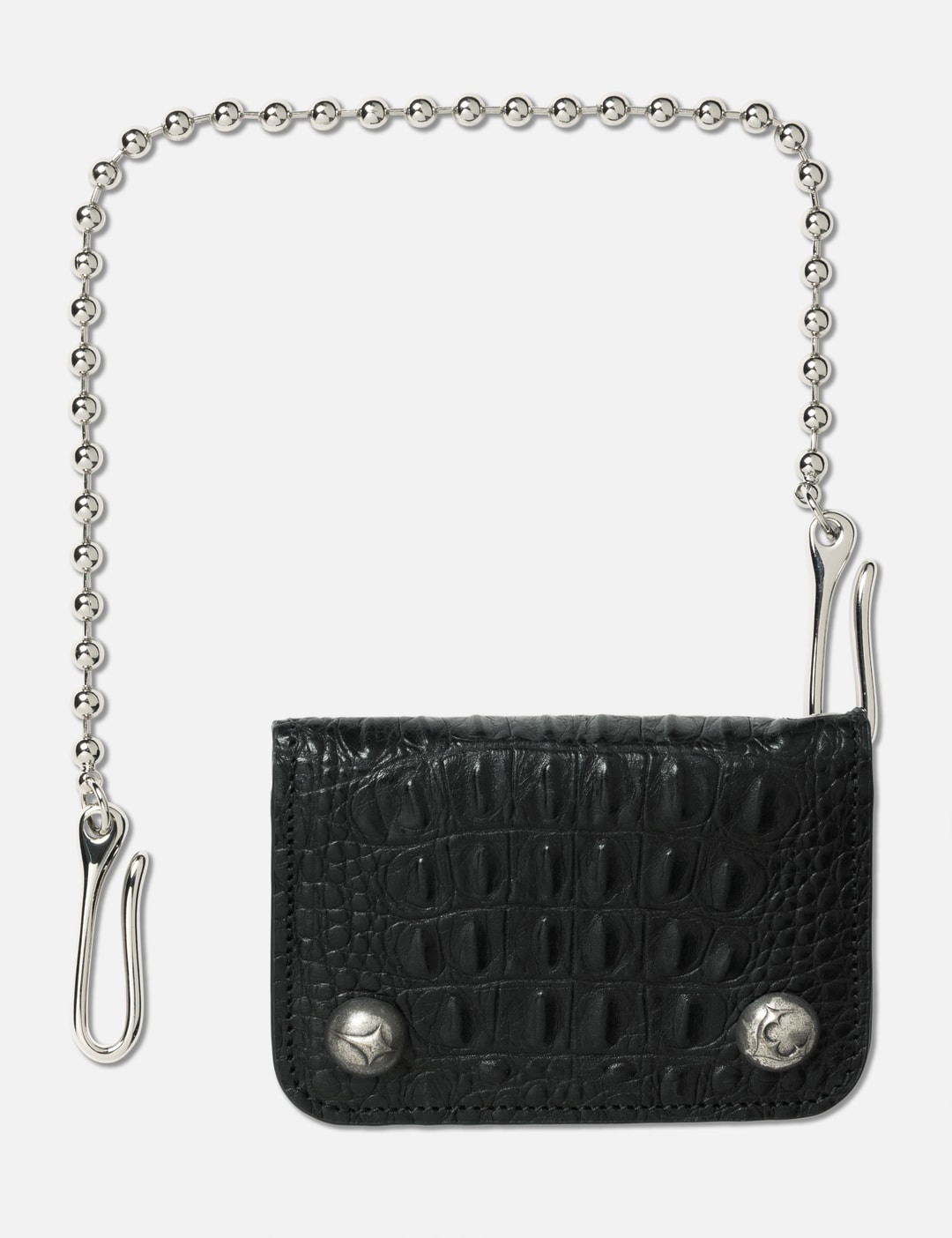 Ball Chain Leather Card Case